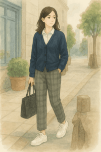 チーム コート コーデ