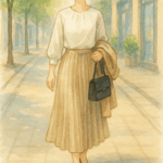 ルタロン Lダブルリボンバレリーナ コーデ