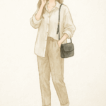 はあちゅう × welleg ROOM コラボ スリッポン コーデ