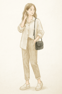 はあちゅう × welleg ROOM コラボ スリッポン コーデ