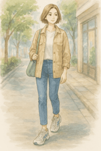 アシックス ゲルカヤノ 14 コーデ