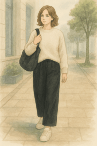 GRAND COURT MULE コーデ