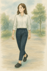 ウーマイ ストライド コーデ