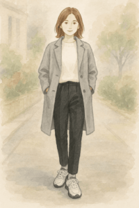 バランスコアスニーカー2.5 コーデ